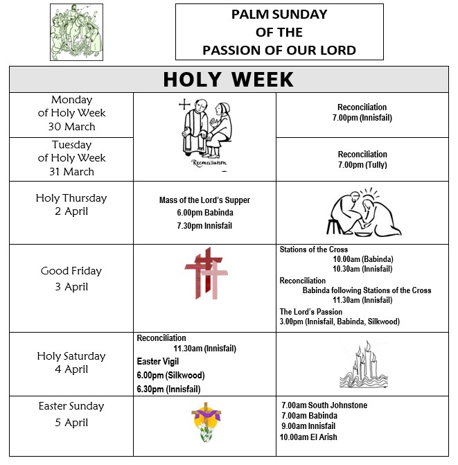 HOLY WEEK